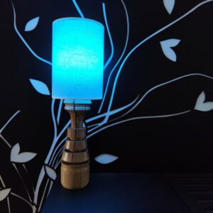 LC18- LAMPE BOIS CHENE